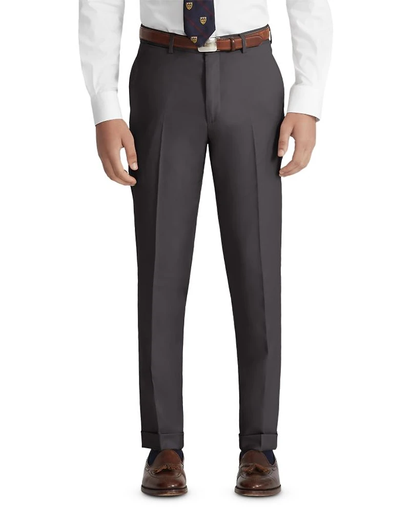 Slim Fit Wool Twill Trousers
