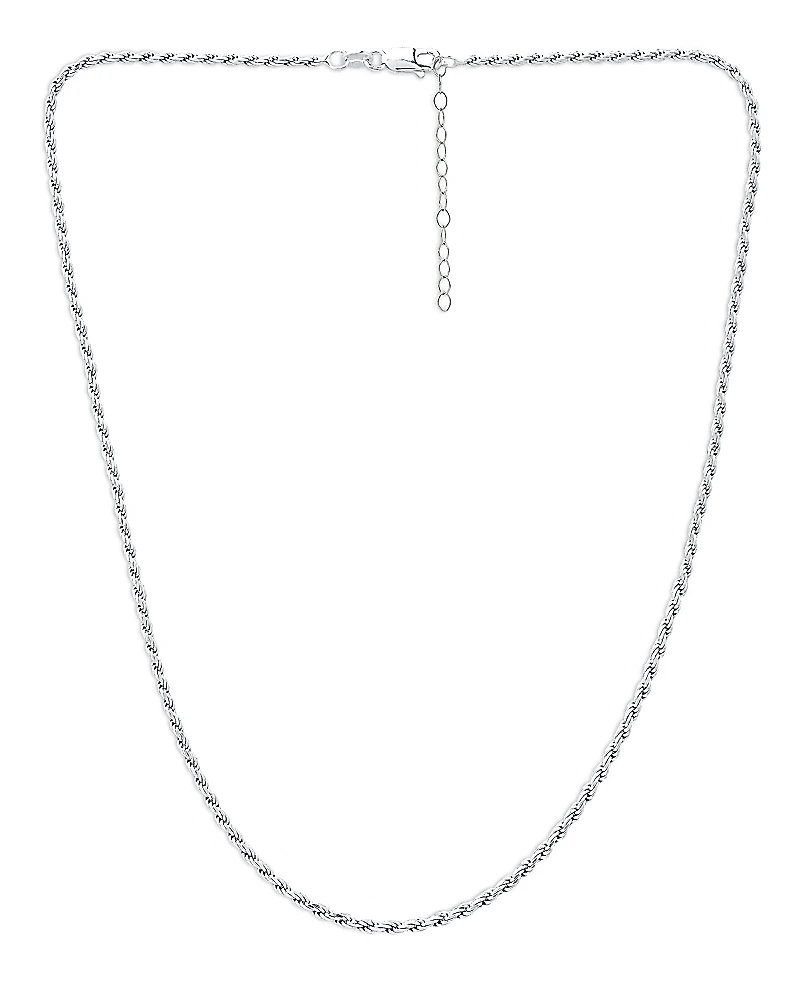 Aqua Rope Chain Necklace, 16 - Exclusive