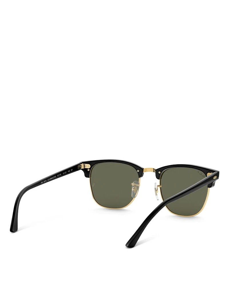 Polarized Classic Clubmaster Sunglasses, 51mm