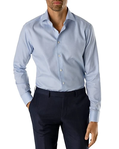 Micro Slim Fit Houndstooth Dress Shirt
