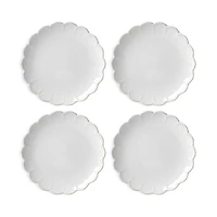 Lenox French Perle Scallop Accent Plates, Set of 4
