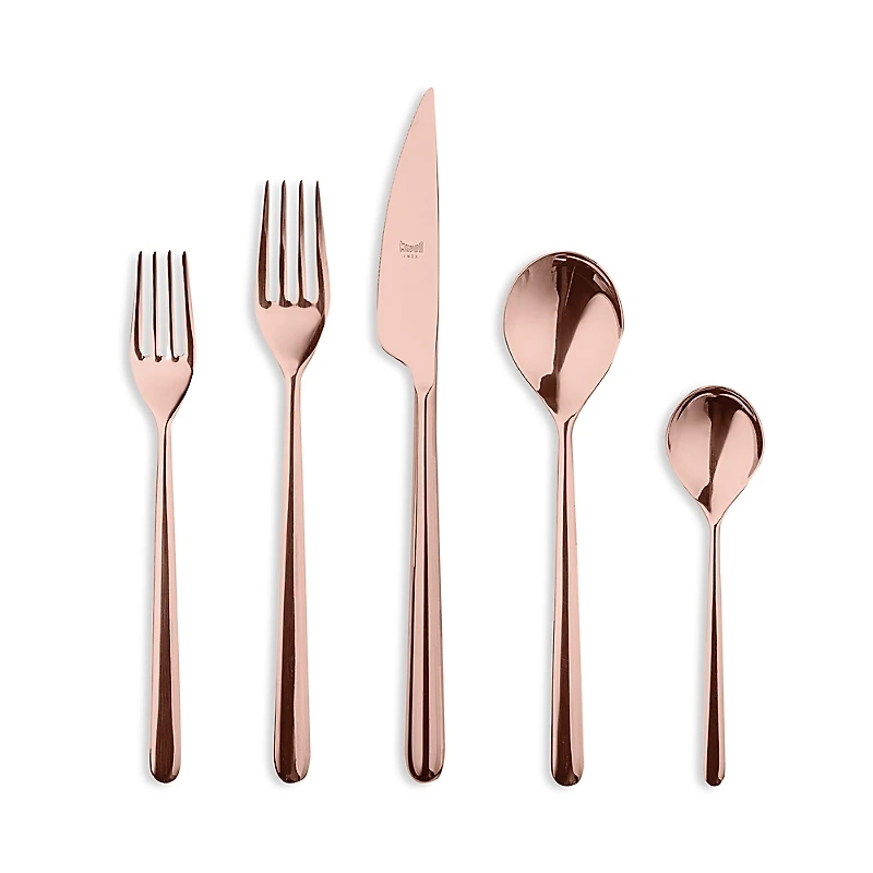 Mepra Linea Bronzo 5-Piece Place Setting