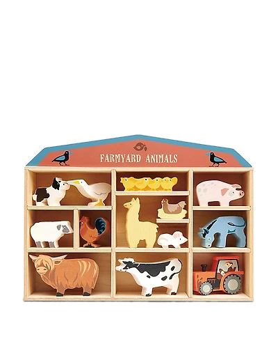Tender Leaf Toys Farmyard Animals Set - Ages 3+
