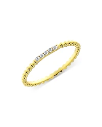 Meira T 18K Yellow Gold Diamond Ball Ring