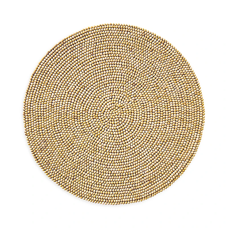 Kim Seybert Wood Round Placemats, Set of 4