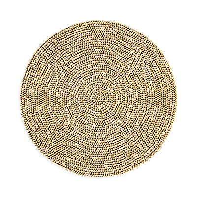Kim Seybert Wood Round Placemats, Set of 4