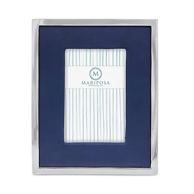 Mariposa Leather with Metal Border Frame