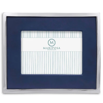 Mariposa Mariposa Leather with Metal Border Frame