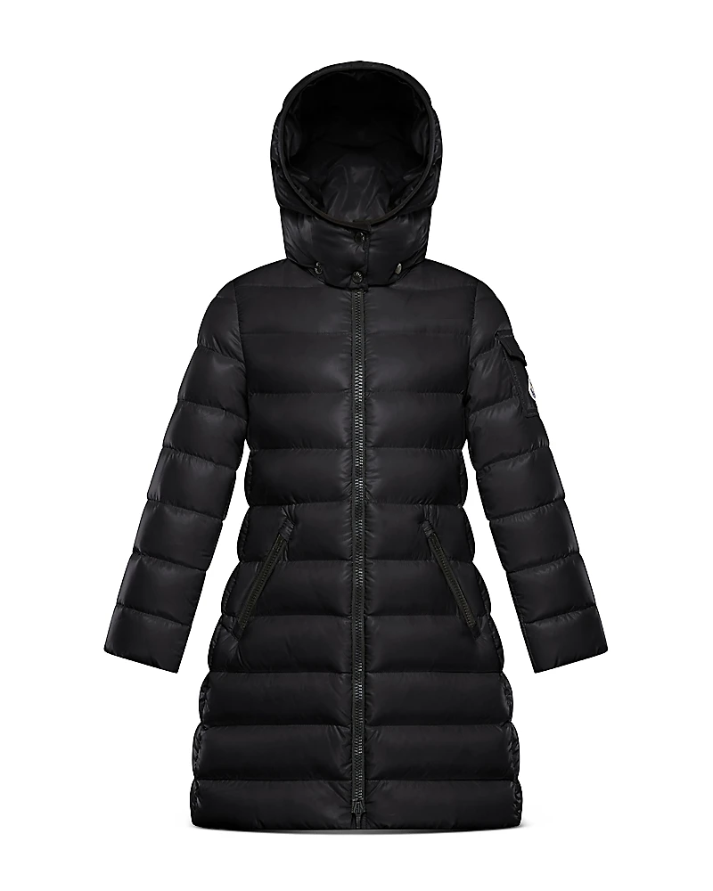 Moncler Unisex Moka Long Down Coat - Little Kid