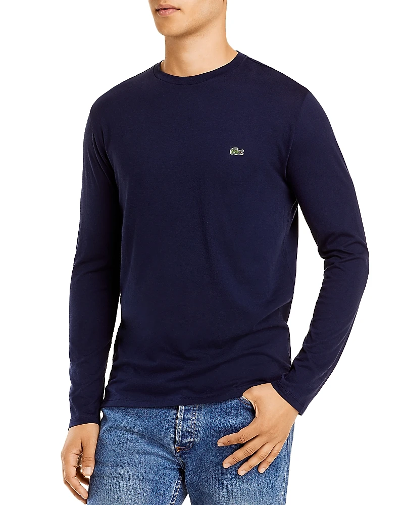 Lacoste Long-Sleeve Pima Cotton Tee