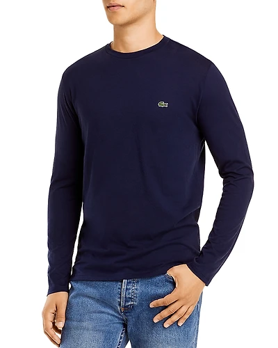Lacoste Long-Sleeve Pima Cotton Tee