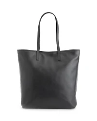 Pebble Grain Leather Tall Tote