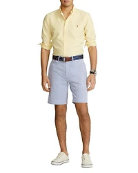 Classic Fit Long Sleeve Cotton Oxford Button Down Shirt