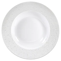 Bernardaud Ecume Perle Rim Soup Plate