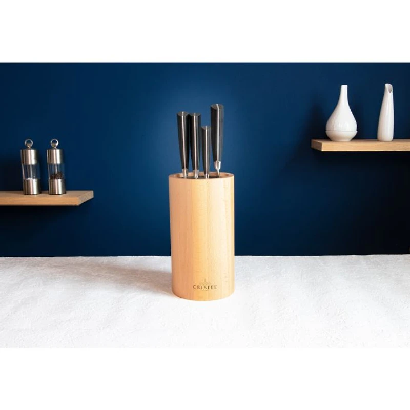 Cristel x Marttiini Knives Block