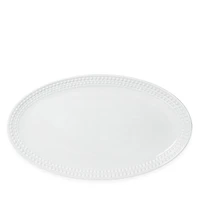 L'Objet Perlee White Oval Platter