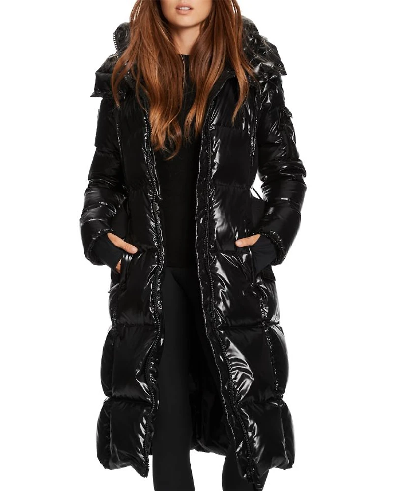 Long Noho Hooded Puffer Coat
