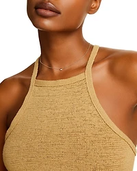 14K Yellow Gold Bezel-Set Diamond Pendant Necklace, 18" - Exclusive