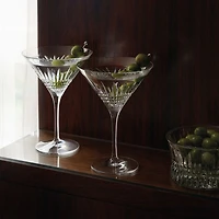Lismore Diamond Martini Glasses, Set of 2