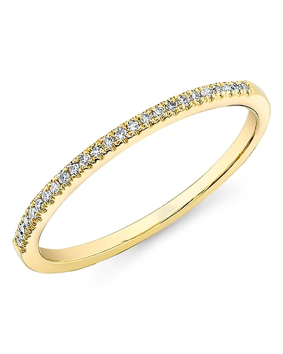 Moon & Meadow 14K Yellow Gold Kate Diamond Stacking Band