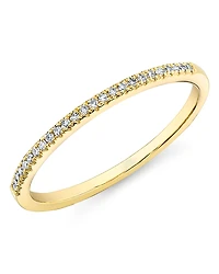Moon & Meadow 14K Yellow Gold Kate Diamond Stacking Band