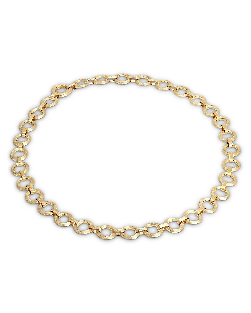 Marco Bicego 18K Yellow Gold Jaipur Flat Link Statement Necklace, 18