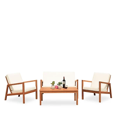 Safavieh Larence 4-Piece Outdoor Living Set