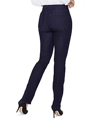 Petite Marilyn High Rise Straight Jeans Quinn