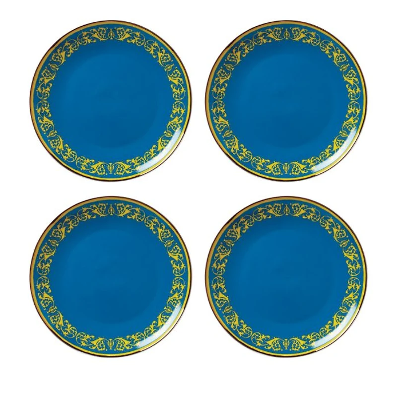 LX Remix Blue Accent Plate, Set of 4