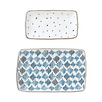 Blue Bay 2 Piece Nesting Platter Set