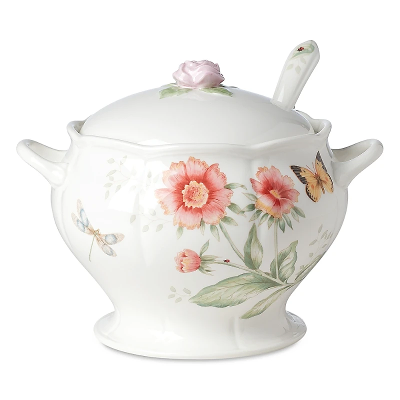 Lenox Butterfly Meadow 2 Piece Tureen & Ladle Set