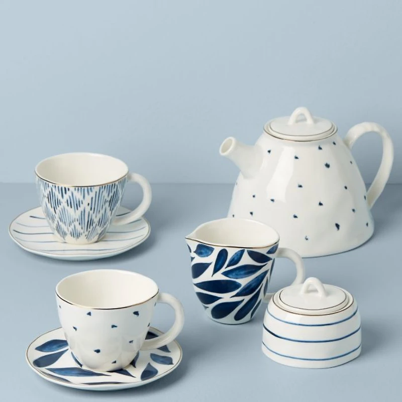 Blue Bay 9 Piece Tea Set for Two