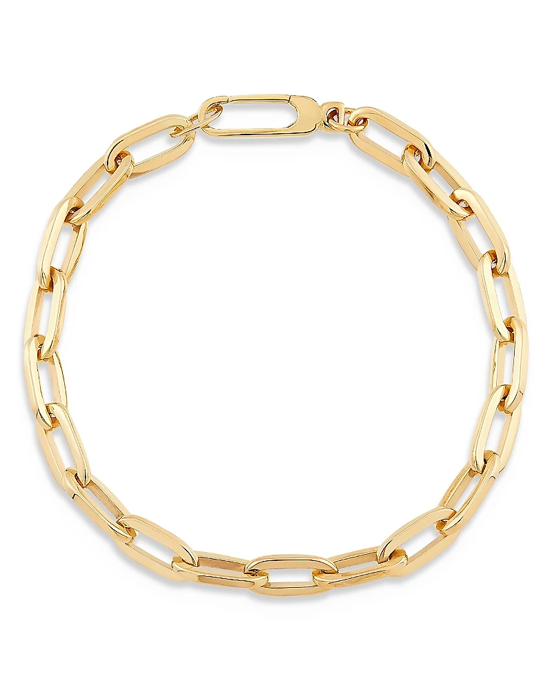 Alberto Amati 14K Yellow Gold Oval Link Chain Bracelet