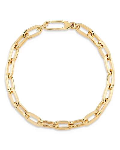 Alberto Amati 14K Yellow Gold Oval Link Chain Bracelet