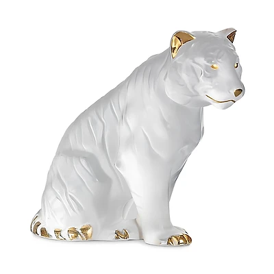 Lalique Sitting Tiger Small Sculpture