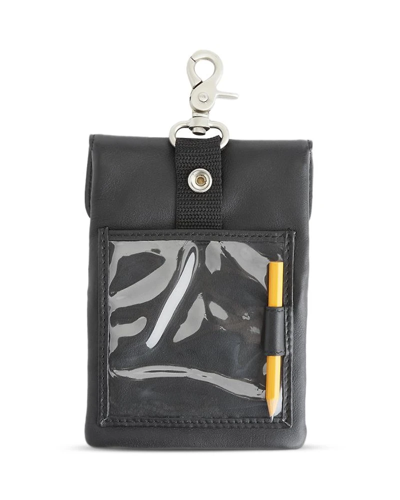 Clip On Leather Golf Pouch