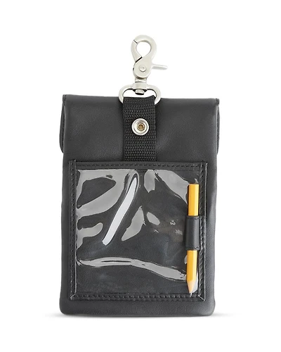 Clip On Leather Golf Pouch