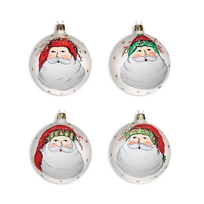 Old St. Nick Assorted Ornaments, Set of 4