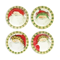 Vietri Old St. Nick Assorted Dinner Plates, Set of 4