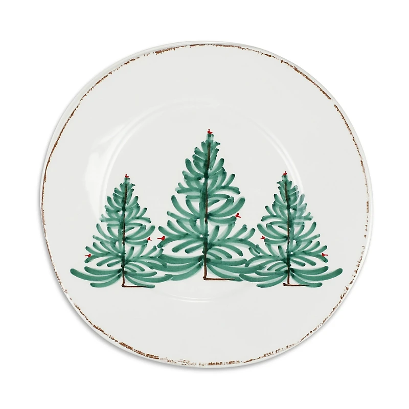 Vietri Melamine Lastra Holiday Dinner Plate