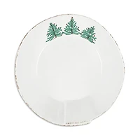 Vietri Melamine Lastra Holiday Large Shallow Serving Bowl