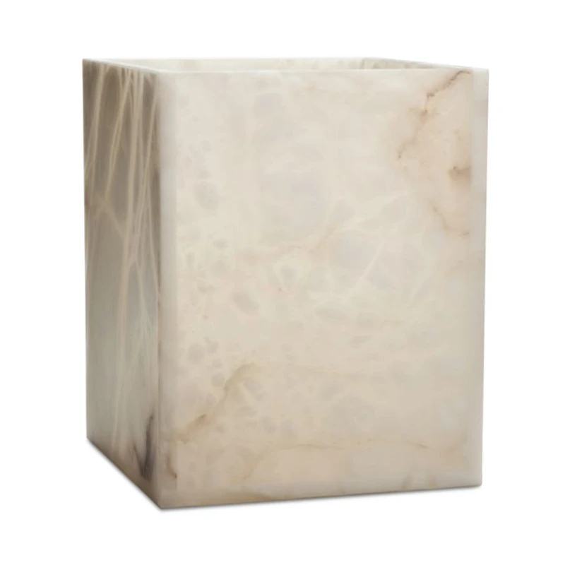 Alisa Cream Waste Basket