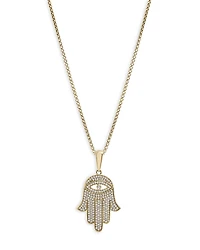 Bloomingdale's Fine Collection Men's Diamond Hamsa Pendant
