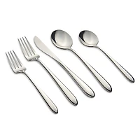 Cambridge Silversmiths Radin Mirror 20-Piece Flatware Set, Service for 4