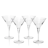 Luigi Bormioli Crescendo 10 oz. Martini Glasses, Set of 4