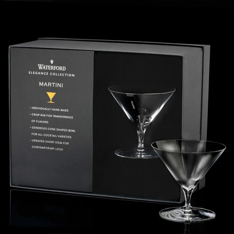 Elegance Martini Glass, Pair
