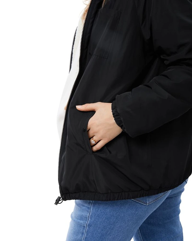 Cozy Reversible Sherpa Jacket