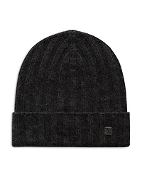 Cashmere Ribbed Beanie