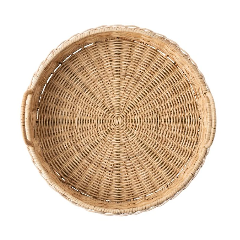 Provence Rattan Circle Tray