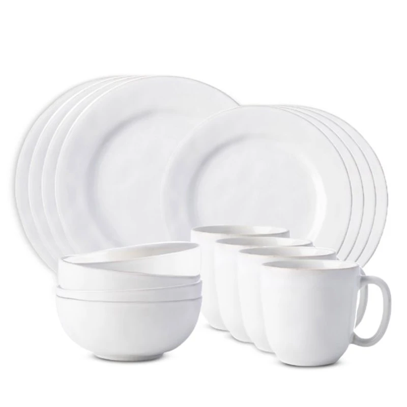 Puro Whitewash 16 Piece Dinnerware Set